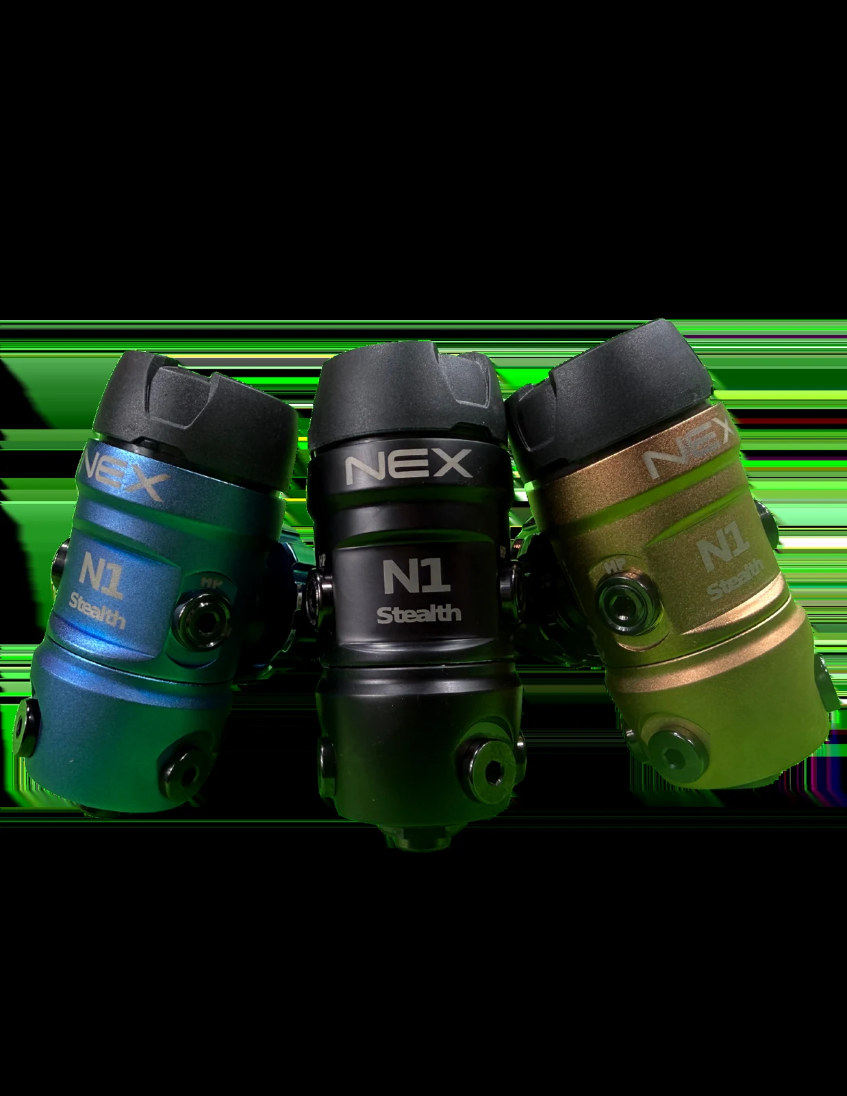 N1 Stealth first stages in three finishes